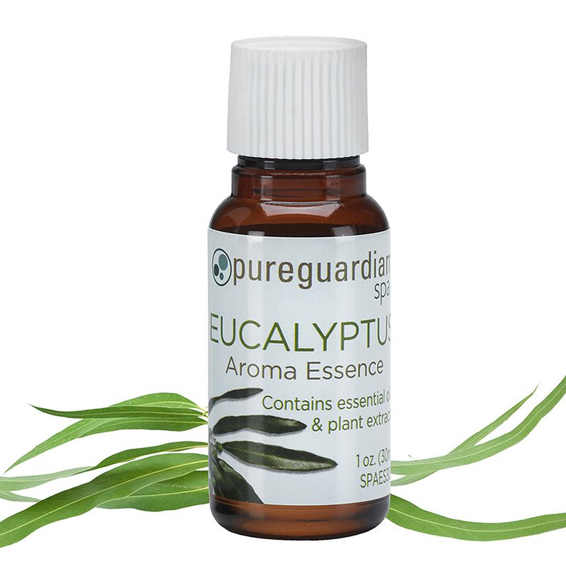 pureguardian spa 1-ounce Eucalyptus Aroma Essence Diffuser Oil, Multicolor