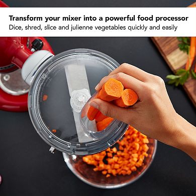 KitchenAid Food Processor Attachment with Commercial Style Dicing Kit