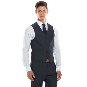 Men's Savile Row Modern-Fit Navy Suit Vest
