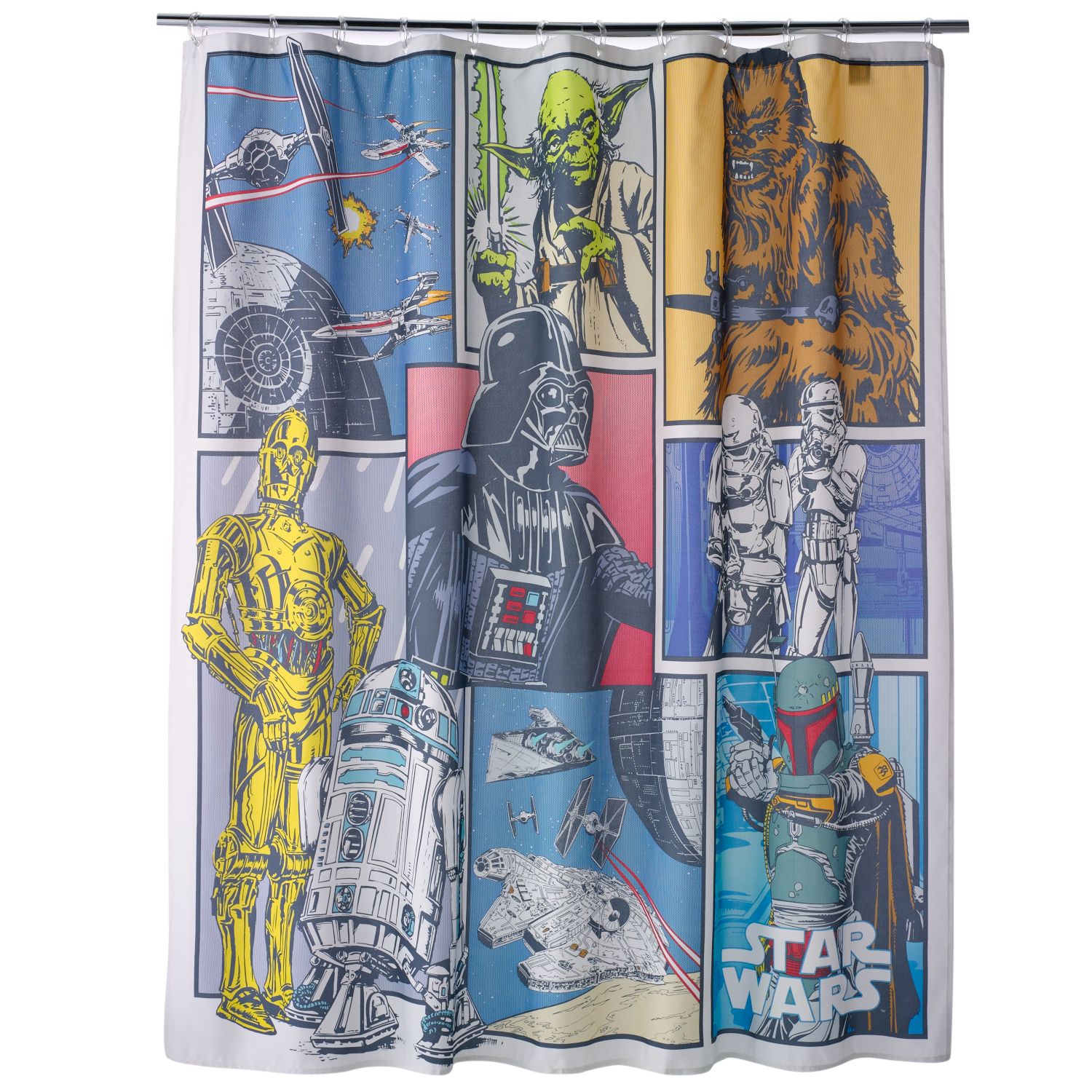 star wars shower curtain