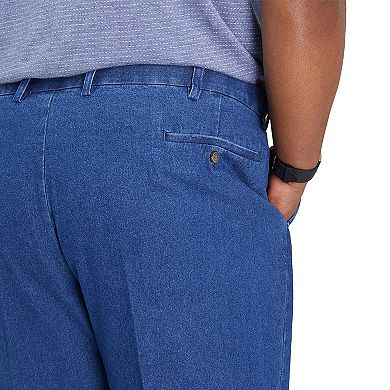 Big & Tall Haggar® Work to Weekend® Classic-Fit Pleated Denim Pants