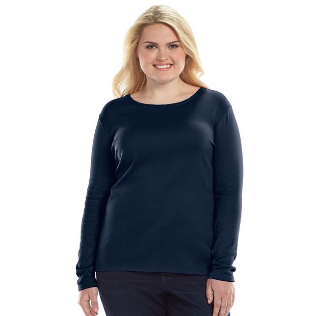 Croft&Barrow CLASSIC TEE トップス Plus Size Croft & Barrow® Classic Tee