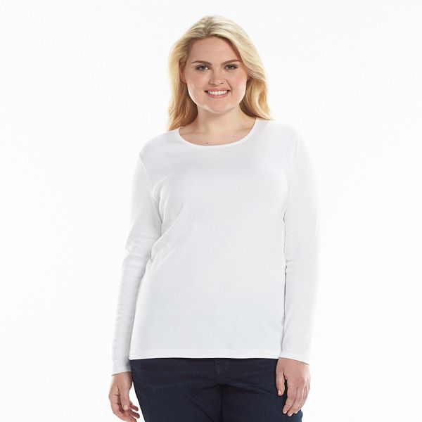 Croft&amp;Barrow CLASSIC TEE トップス Women's Croft & Barrow® Classic Crewneck Tee