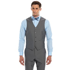 Men's Savile Row Modern-Fit Gray Suit Vest