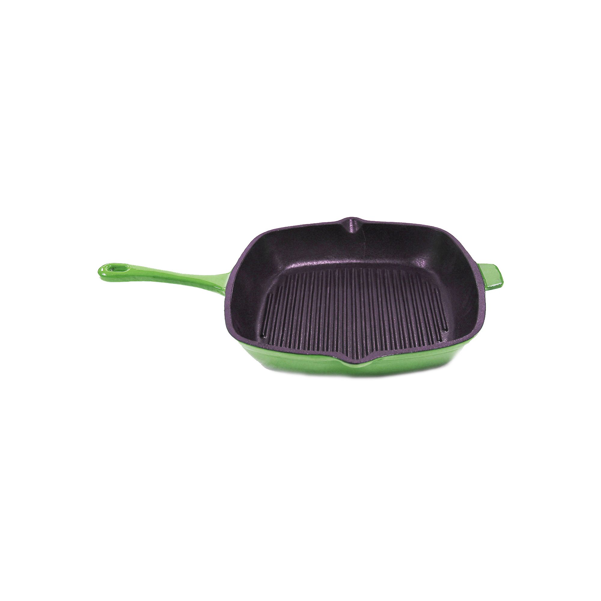 BergHOFF Neo 11-in. Square Cast Iron Grill Pan, Green