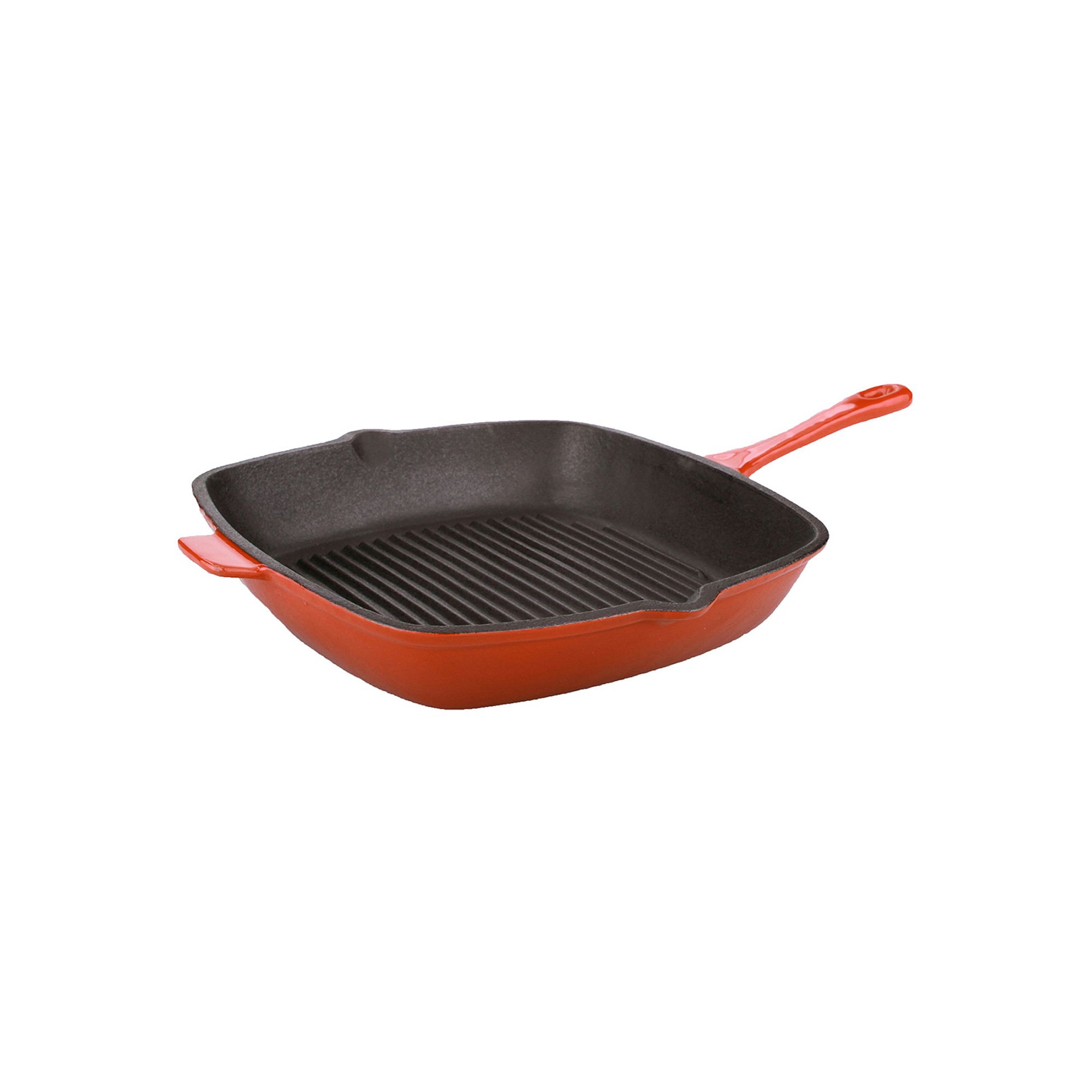 BergHOFF Neo 11-in. Square Cast Iron Grill Pan, Orange