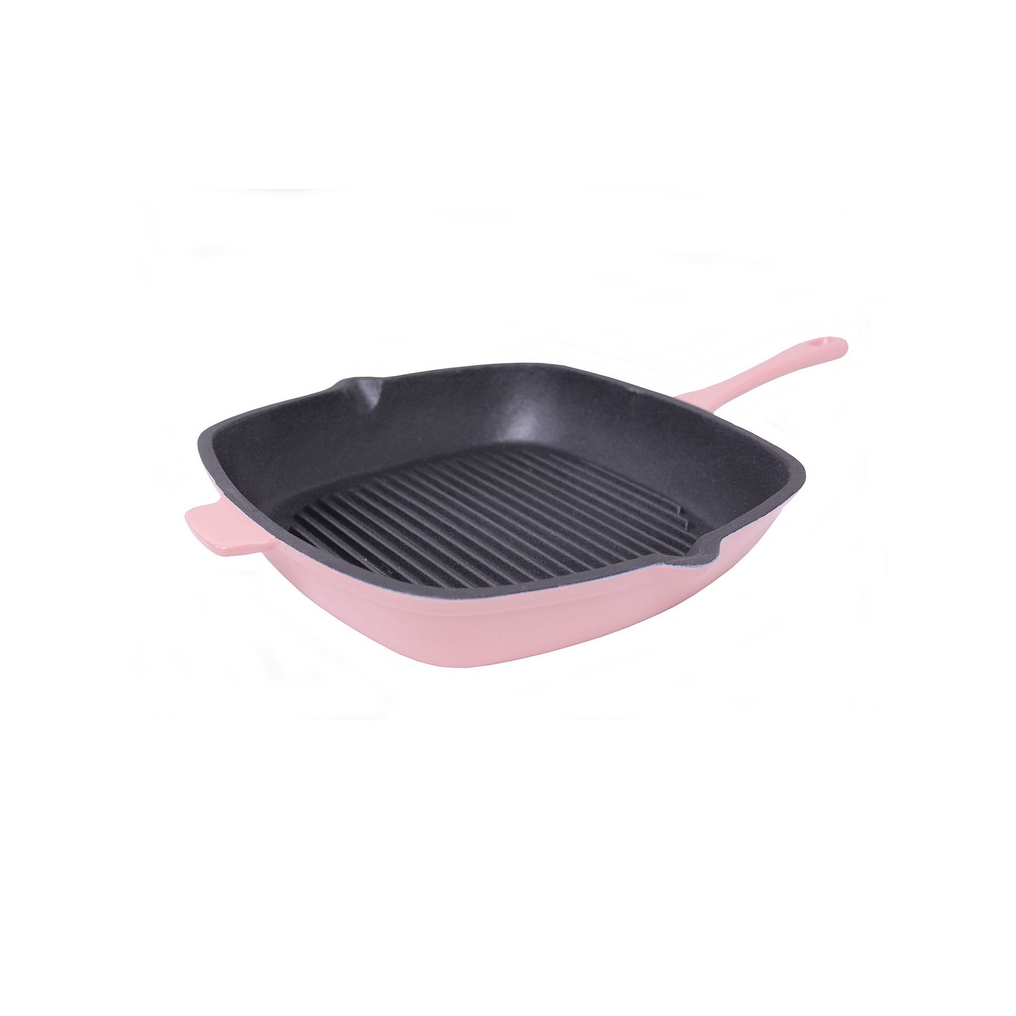 BergHOFF Neo 11-in. Square Cast Iron Grill Pan, Pink