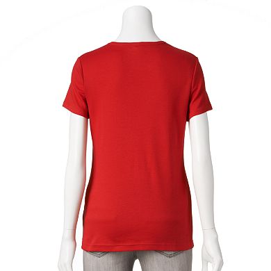 Croft & Barrow® Essential Crewneck Tee - Women's