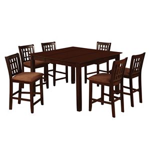 Venetian Worldwide Eleanor 7-piece Counter Height Dining Set