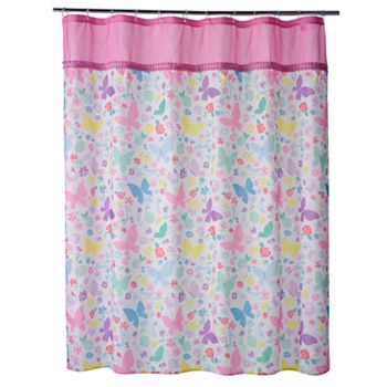 Disney Princess Butterfly Fabric Shower Curtain