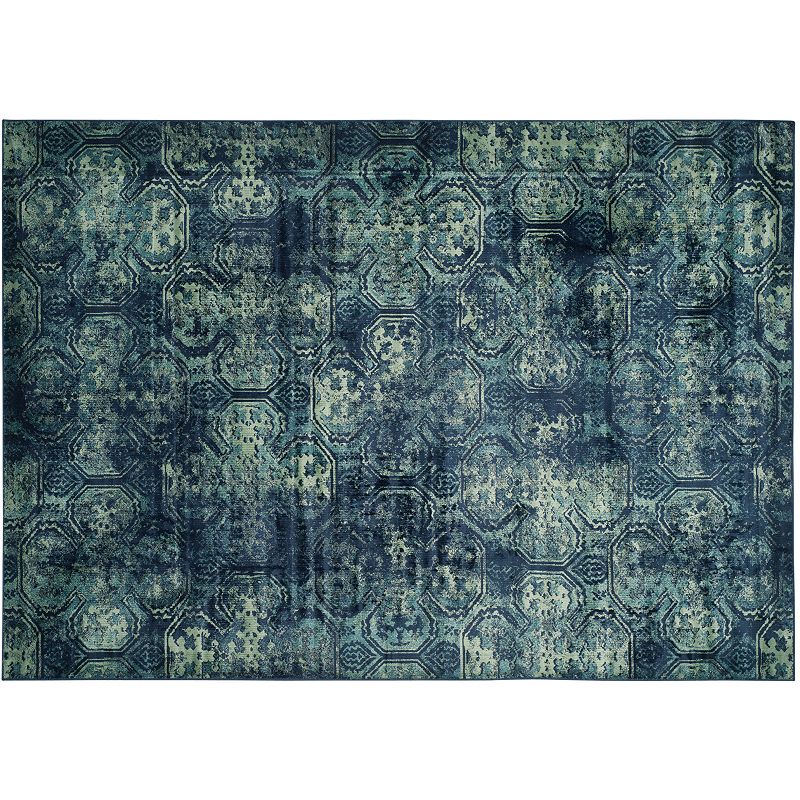 Safavieh Vintage William Morris Medallion Rug, Blue, 5X7.5 Ft