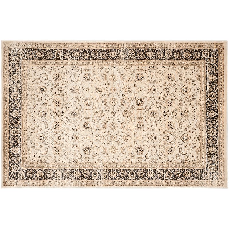 Safavieh Vintage Persian Nain Floral Rug, White, 5X7.5 Ft