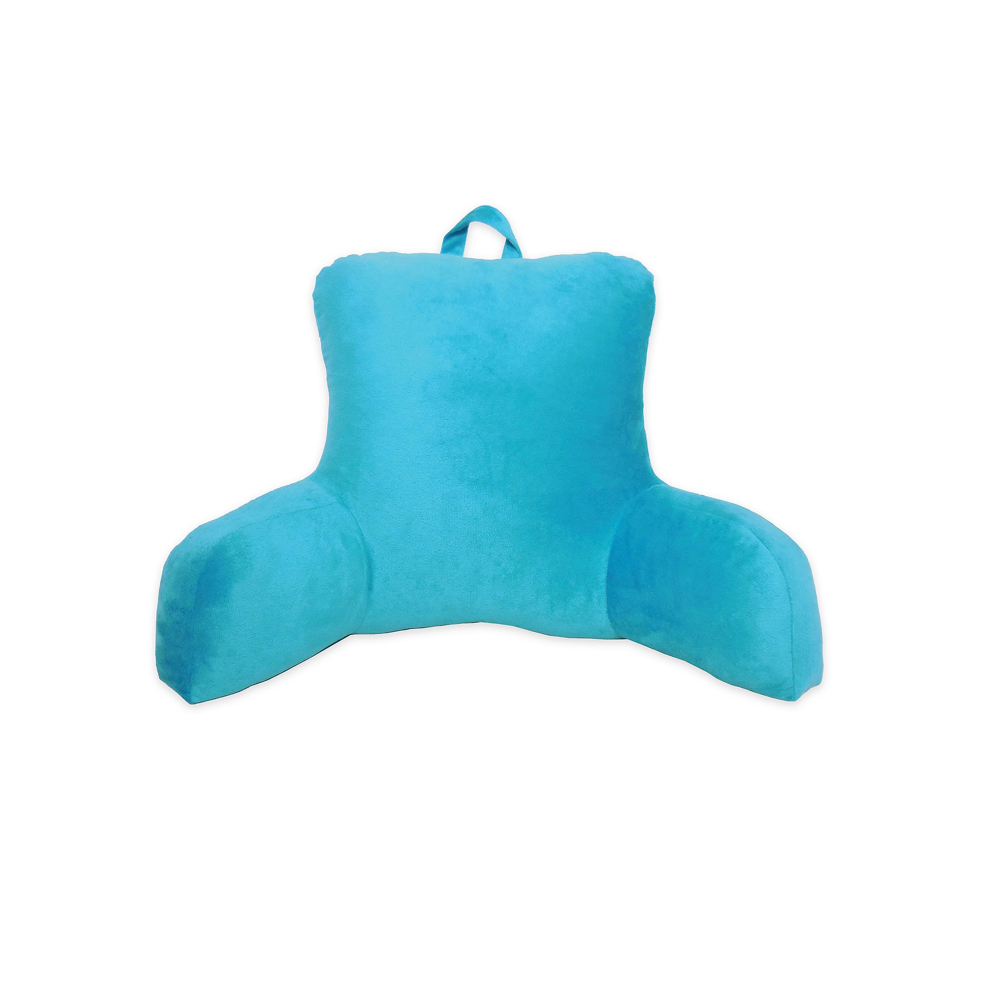 Elements Micro Mink Bed Rest Pillow, Blue