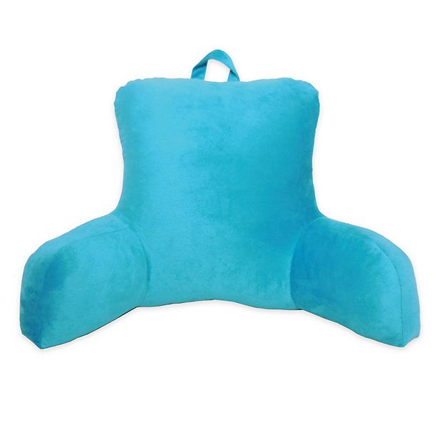 Elements Micro Mink Bed Rest Pillow, Turquoise/Blue, Bedrest