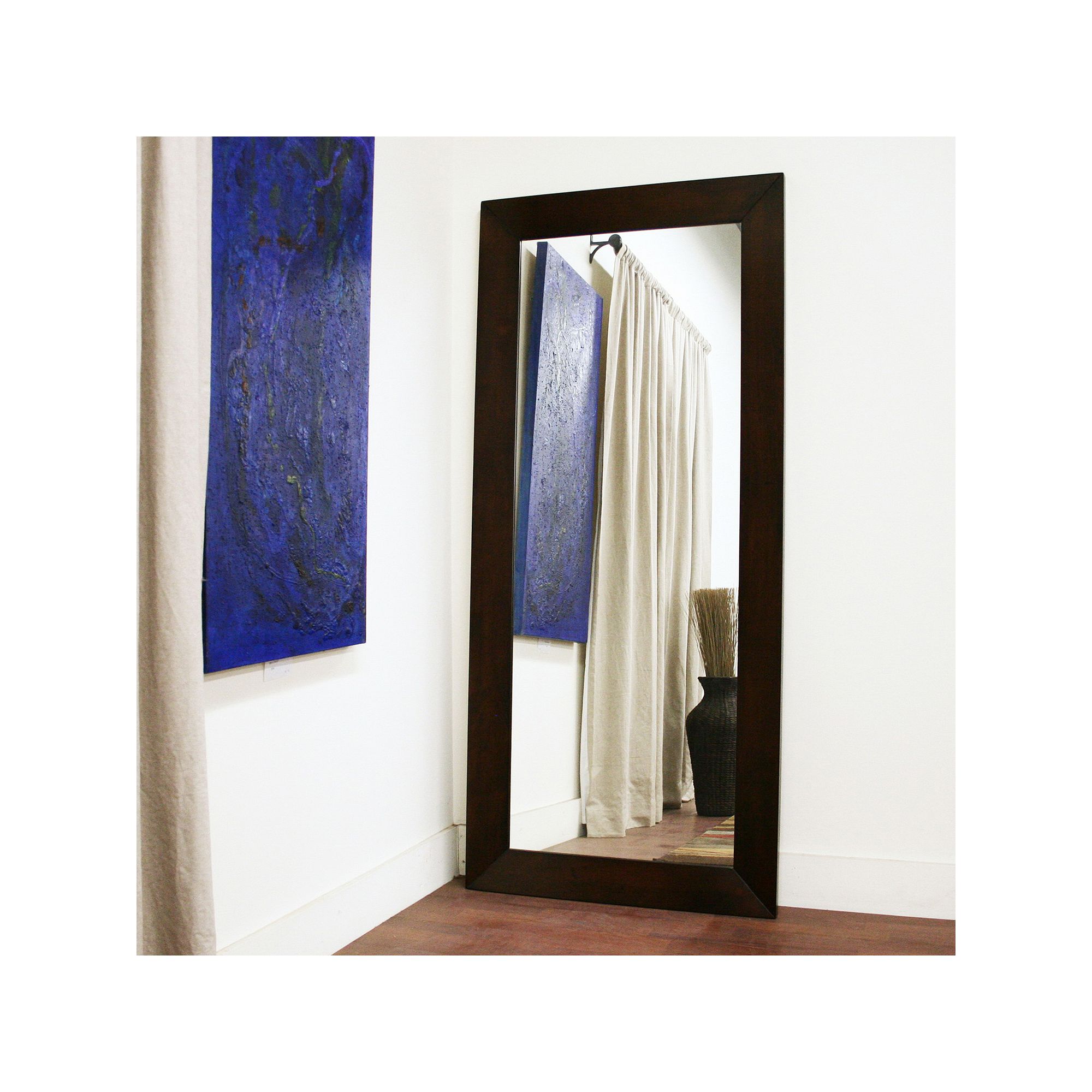 Baxton Studio Doniea Modern Mirror, Light Cappuccino