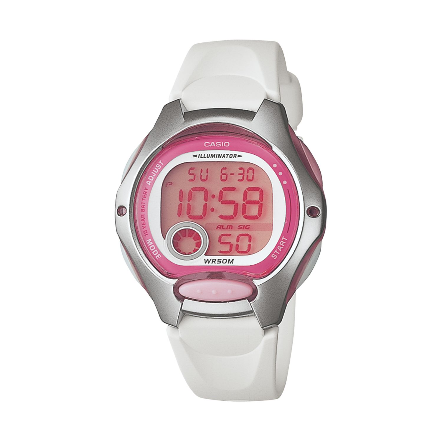 casio illuminator pink