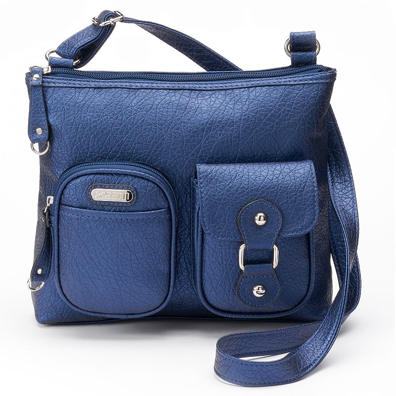 Rosetti Blue Zipper Handbag | Kohl's