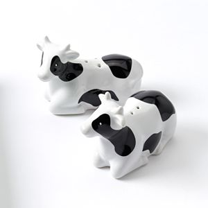 Food Network™ 2-pc. Cow Salt & Pepper Shaker Set