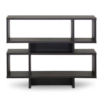 Baxton Studio Cassidy 4-Level Modern Bookshelf