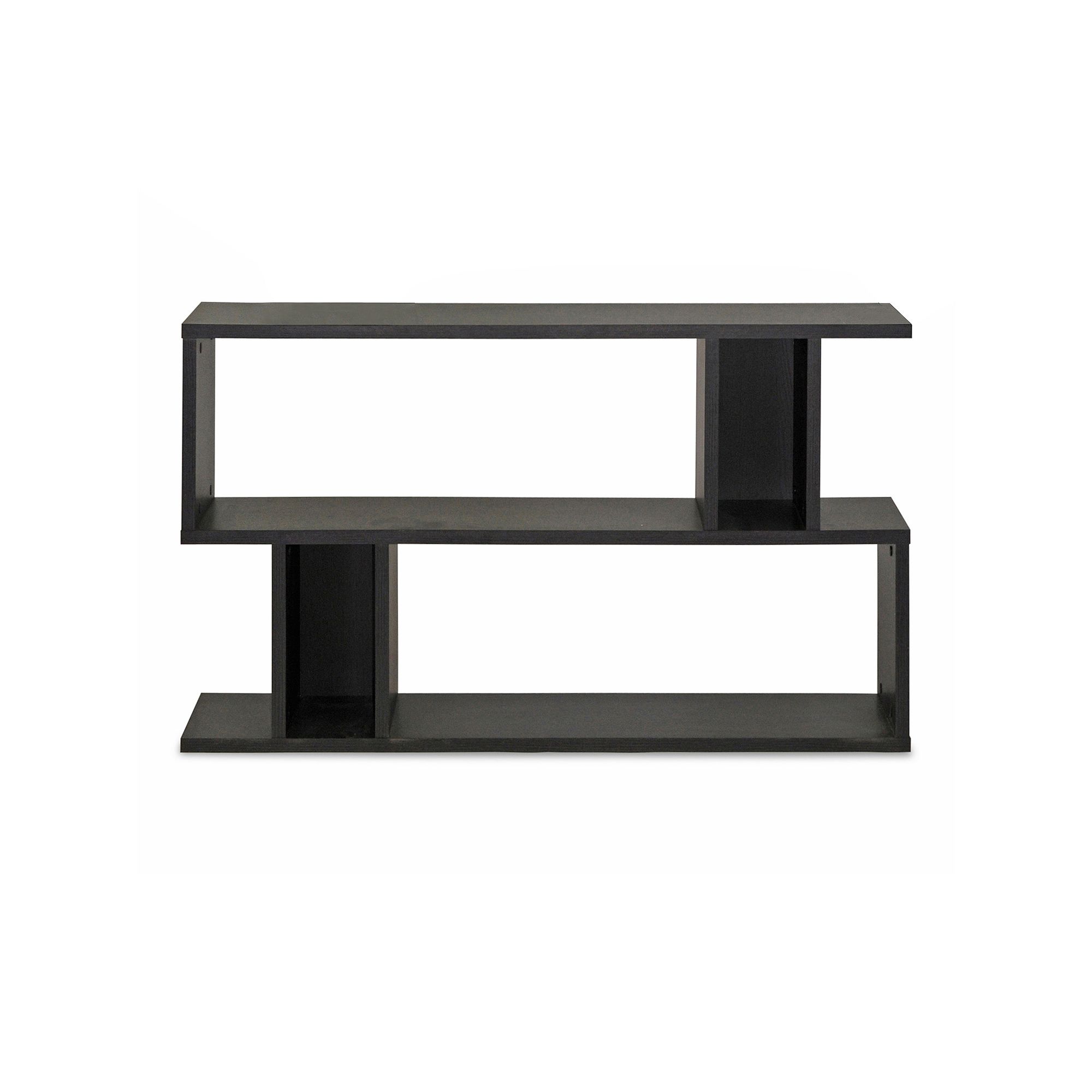 Baxton Studio Goodwin 2-Shelf Modern Bookshelf, Brown
