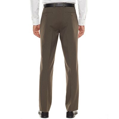 apt 9 slim fit dress pants New Apt. 9 Men's Slim Fit Flat Front Dress Pants Black 38x32