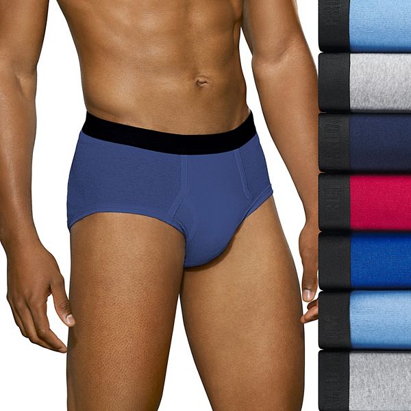 Fruit of the Loom Men's Tagless Cotton Blend Mid-Rise Fashion Briefs Value  Packs