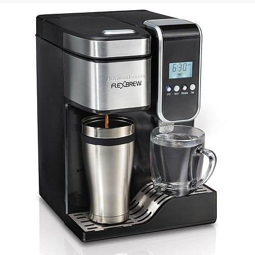 Hamilton Beach FlexBrew Single-Serve Coffee Maker with Hot