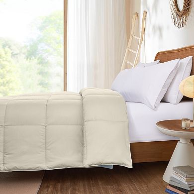 Modern Threads Solid Down-Alternative Reversible Comforter