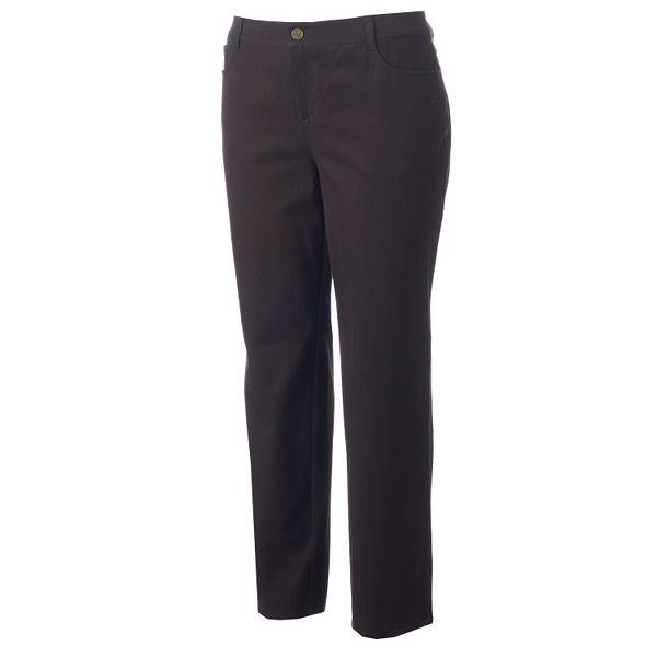 Plus Size Croft & Barrow® Classic Fit Straight-Leg Pants