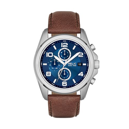 Relic by Fossil Men's Daley Leather Watch