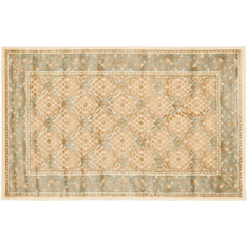 Safavieh Paradise Floral Trellis Rug, Natural, 5X7.5 Ft