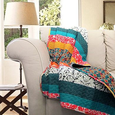 Lush Decor Quilted Reversible Throw