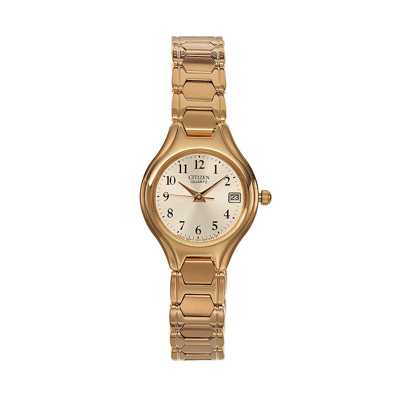 Citizen Women's Easy Reader Stainless Steel Watch, Gold Tone