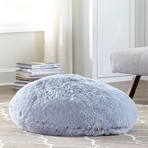 Fur floor cushion sale