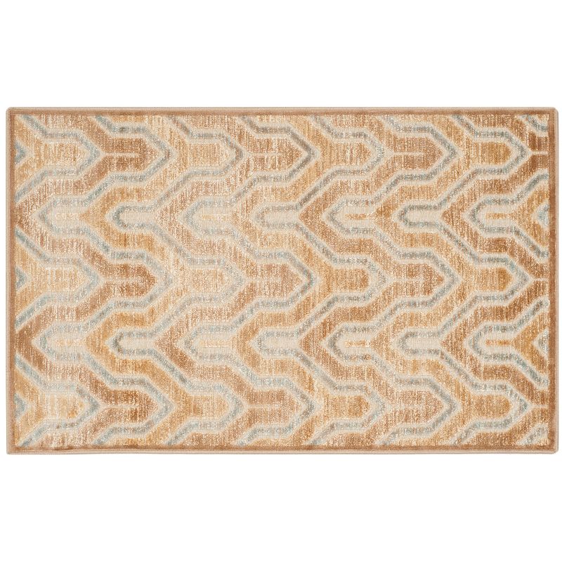 Safavieh Paradise Transitional Fade Rug, Beig/Green, 4X5.5 Ft