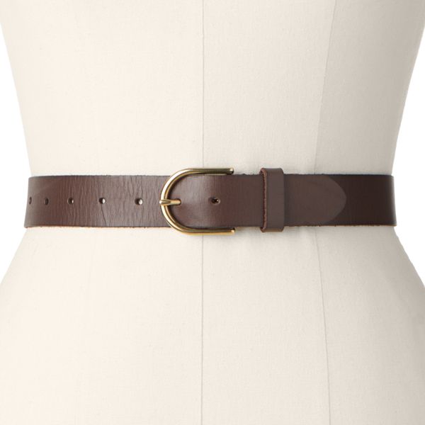 WOMEN BROWN FAXU SOFT LEATHER WAIST BELT ELEGANT WITH SNAPS BUTTONS SIZES S M L 