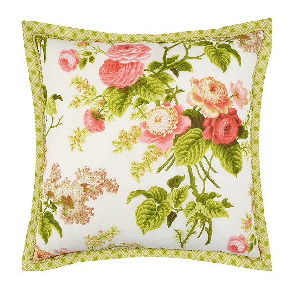 Western floral garden Throw Pillow