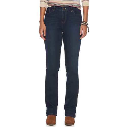 Petite Chaps Curvy Fit StraightLeg Jeans