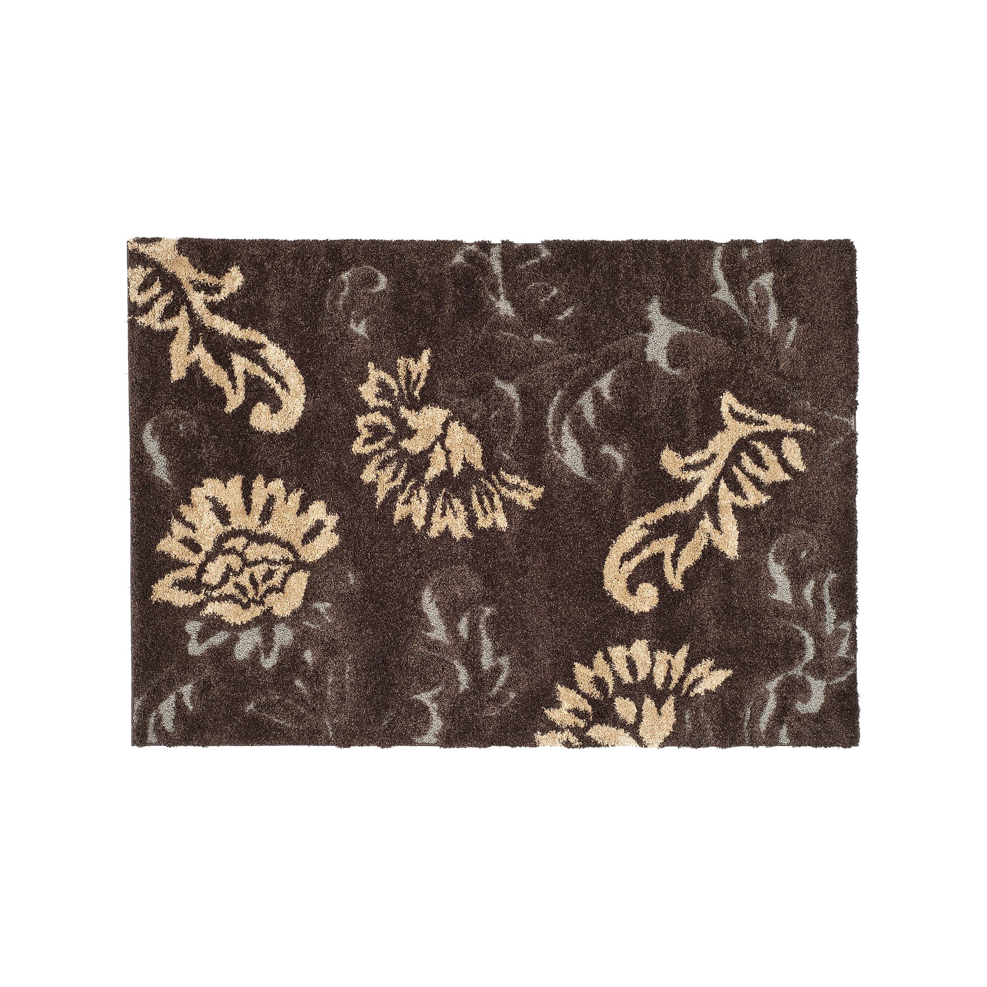 Safavieh Shag Traditions Floral Rug, Brown Smoke