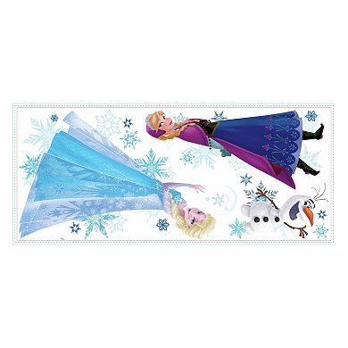 Disney's Frozen Anna, Elsa and Olaf Peel and Stick Giant Wall Decals