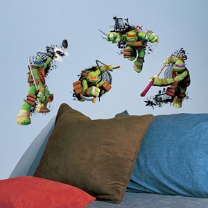 Teenage Mutant Ninja Turtles in Action Peel & Stick Giant Wall Decals