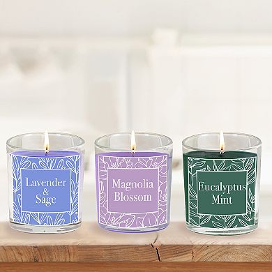 Botanical Collection Scented Candles (Set of 3)
