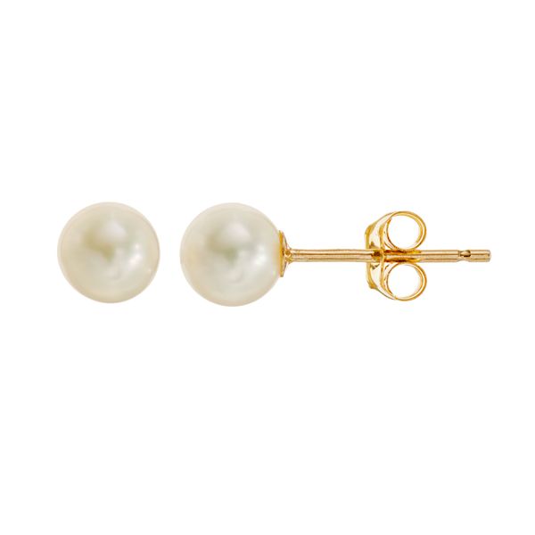 Taylor Grace Freshwater Cultured Pearl 10k Gold Stud Earrings