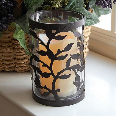 LumaBase 2-piece Vine Lantern and LED Candle Set