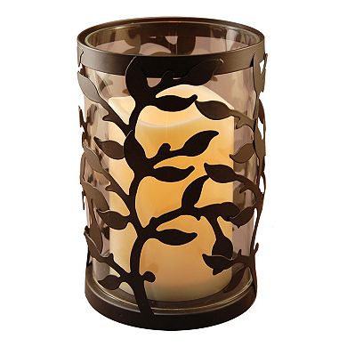 LumaBase 2-piece Vine Lantern and LED Candle Set