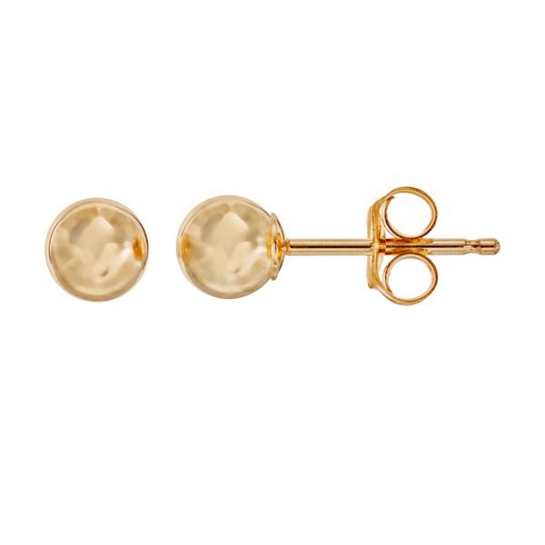 Taylor Grace 10k Gold Ball Stud Earrings - Kids