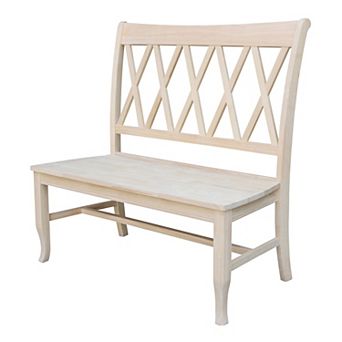 International Concepts Double X-Back Bench