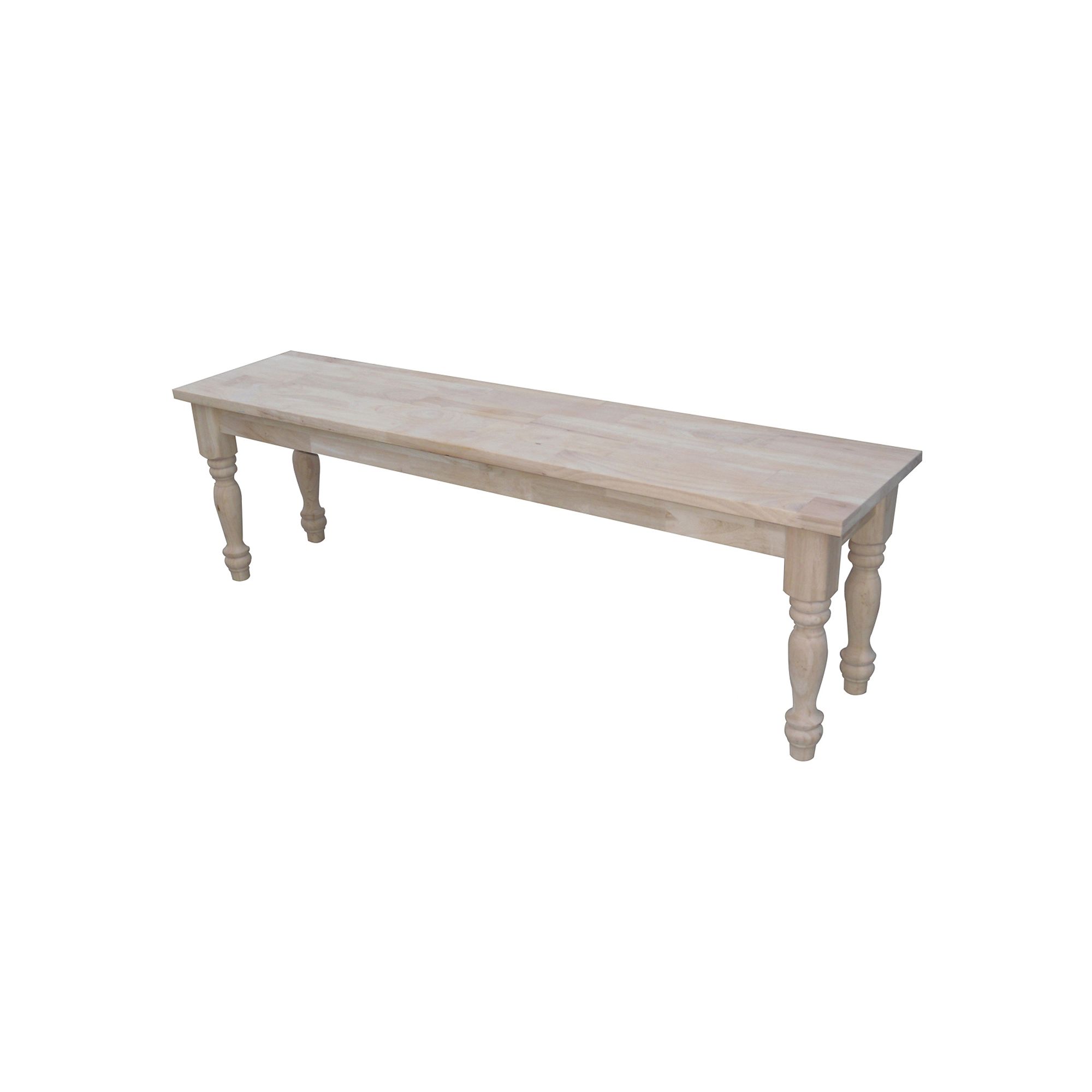 Farmhouse Bench, White