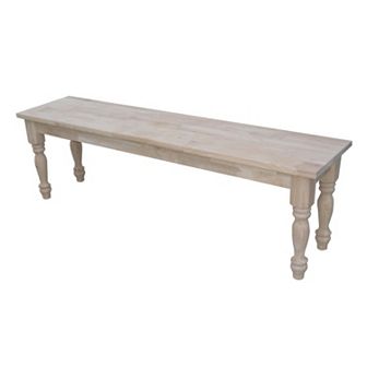 International Concepts Farmhouse Bench