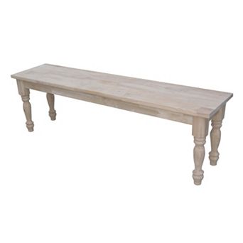 International Concepts Farmhouse Bench